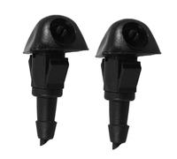 WEKADRIN 2pcs Front Windshield Washer Nozzles Replacement Abs Nozzles for Powerful Spray Cleaning Fit for Car Wiper Systems Enhanced Cleaning Force for Efficient Windscreen Wash