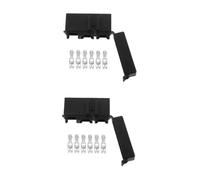 WEKADRIN 2pcs Fuse Block Fuse Box Junction Block Holder Organizer Distribution Automotive Panel