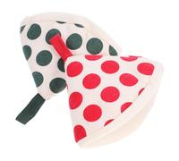WEKADRIN 2pcs Heat-resistant Pot Lid Knob Covers with Green and Red Dot Pattern Soft Anti-scalding Cooking Pot Protector Sleeves Suitable for Various Handles Practical Kitchen Safety