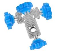 WEKADRIN 2pcs Heavy Duty Lab Stand Clamps Sturdy Laboratory Clamp Holders with Inner for Chemistry Lab Iron Stands Compact and Random Color