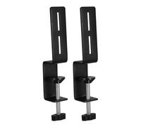 WEKADRIN 2Pcs Heavy Duty Painted Metal C Clamp Table Clamps for Desk Mounting Brackets Suitable for Workstations and Perforated Storage Boards