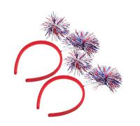WEKADRIN 2pcs Independence Day Headbands Party Hair Hoops Festival Hairbands Hair Decor for Women Material Patriotic Celebration Accessories