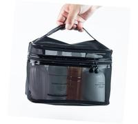 WEKADRIN 2Pcs Large Capacity Portable Mesh Toiletry Bags Lightweight Makeup Organizer Pouches for Travel and Home Storage Multipurpose Cosmetic Storage