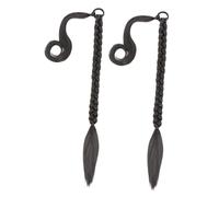 WEKADRIN 2pcs Long Ponytail Wig Synthetic Braided Hair Extension Wrap around Ponytail Extension for Women Hair Braiding