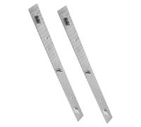 WEKADRIN 2pcs Metal Animation Pegbar Ruler Silver Positioning Tool for Accurate Paper Fixation Lightweight Portable Art Drawing Supply for Animation and Comic Artists