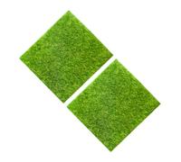 WEKADRIN 2Pcs Micro Landscape Artificial Moss Turf Fake Grass Decoration for Home Decor Fairy Garden DIY Crafts Simulation Moss