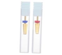 WEKADRIN 2pcs Nail Drill Bits Tungsten Steel Cuticle Safety Bits for Acrylic Nails Manicure Polishing Grinding Heads Professional Tools for Salon and Home Use