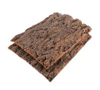 WEKADRIN 2pcs Natural Bark Reptile Habitat Background Panels for Tortoise and Lizard, Easy Installation, Stimulating Exploration Fun, for Garden and Green Walls Decoration