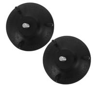 WEKADRIN 2Pcs Non-Slip Rubber Feet for Shower Chair with M8 Screw and Suction Cup, Sturdy Commode Chair Replacement Parts for Elderly Disabled Toilet Safety Accessories