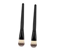 WEKADRIN 2pcs Nylon Face Mask Brush Stylish and Chic Mask Beauty Tool for Precise Application and Firm Mud Spreading Black Color for DIY Use and Giving