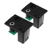 WEKADRIN 2pcs Pickup Battery Box Cover for Active Guitar Bass Compact Holder for Stable Power Supply Portable Replacement Shell for Musical Instrument Accessories
