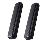 WEKADRIN 2Pcs Portable Hair Straightener and Curler Case EVA Heat-Resistant Hairdressing Tool Storage Pouch for Travel with Spacious Organized Compartment