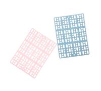 WEKADRIN 2pcs Rabbit Cage Mats with Cuttable Plastic Floor Pads for Bunny Guinea Pig Rat Chinchilla Household Nesting Mats for Small Pets Portable and Wear-resistant Animal Foot Pads in