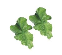 WEKADRIN 2Pcs Realistic Lettuce Leaf Hair Clips Cute Cartoon Hair Accessories for Women Playful Green for Parties and Everyday