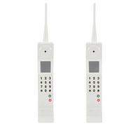 WEKADRIN 2pcs Retro Cell Phone Model Prop for Photography and Home Decor Authentic Old Fashioned Telephone Model for Halloween Party Living Theater Sturdy and Realistic Design