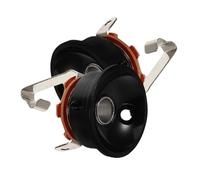 WEKADRIN 2pcs Round Cup Electric Guitar Jack Plate with Stable Output Socket for Reliable Signal Transmission and Firm Connection Replacement Parts for Bass and Guitar Audio