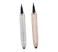 WEKADRIN 2Pcs Self-adhesive Eye Beauty Pens Quick-dry Eyeliners with Glitter Finish Smooth Matte Cosmetic Accessories for Eye Makeup