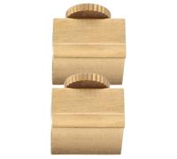 WEKADRIN 2pcs Small Brass Flute Screws Base for Stable Support Miniature Copper Instrument Fasteners Wear-resistant Tiny Repair Accessories