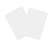 WEKADRIN 2pcs Small Dry Erase Whiteboards A4 Size Erasable Writing Boards for Office and Classroom Use Portable Desktop Message and Drawing Boards