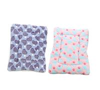 WEKADRIN 2pcs Small Pet Blanket Cushion Thickened Candy Cotton Warm Sleeping Pad Comfortable Resting Cushion Soft Pet Sleeping Mat for Autumn and Winter Use