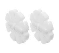 WEKADRIN 2Pcs Snowflake Shape Ptfe Magnetic Stirrer Bars Laboratory Magnetic Stirring Rods for Chemistry Mixing and Pool Test