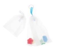 WEKADRIN 2pcs Soap Foaming Net Bags for Face Small Travel Soap Saver Pouch Lightweight Comfortable Texture Quick Bubble Creation for Home and Facial Cleansing