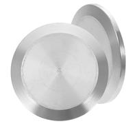 WEKADRIN 2pcs Stainless Steel Sanitary End Caps Food Grade Sanitary Plugs with Polished Surface for Ferrule Flanges Compatible with Standard Fittings Non-Permanent Seal for Beverage and