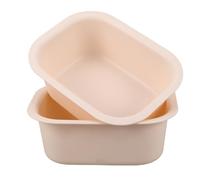 WEKADRIN 2pcs Thickened Plastic Changing Station Basin Heat Resistant Non-Slip Nursery Wash Tub for Face Cleansing Foot Soaking Laundry Diaper Table Accessory