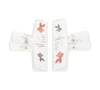 WEKADRIN 2pcs Transparent Acrylic Music Sheet Holder Clips with Cute Cartoon Design for Piano Violin Guzheng Lightweight Multi-instrument Page Holders for Practice and Outdoor Use