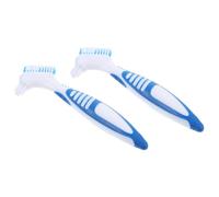 WEKADRIN 2pcs Turtle Shell Cleaning Brush Double-head Multi-functional Mini Brush for Aquatic Tortoise and Turtle Shell Mud Dirt Removal Household Cleaning