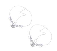 WEKADRIN 2pcs Vintage Ethnic Style Headband Women Hair Accessories for Festivals Weddings Parties Everyday Wear Elegant Material Intricate Hollow Floral Design