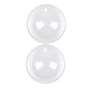 WEKADRIN 2pcs Wall-mounted Acrylic Fish Bowl Vase Transparent Small Betta Fish Tank Hydroponic Plant Pot for Home Decor Space-saving Flower Holder