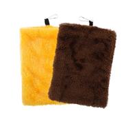 WEKADRIN 2Pcs Warm Flannel Hanging Hamster Sleeping Bags Pet Hammocks Soft Cotton Cozy Nest for Small Pets Squirrels Guinea Pigs Resting Refuge in Cold Weather