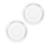 WEKADRIN 2pcs Wide Mouth Mason Jar Pickle Weights Glass Fermentation Stones for Home Fermenting and Canning Jar Weights for Stable Pressure Control in Vegetable and Fruit Pickling