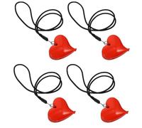 WEKADRIN 2sets Kicking and Pinching Stroller Clips Heart Shape Blanket Holders Multifunctional Stroller Clips for Pushchairs Prams