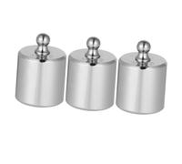 WEKADRIN 3 Pcs Chromium Plating Calibration Weights Standard for Electronic Scales Educational Instrument Scientific Laboratory and Commercial Use Gram Scale Accessories