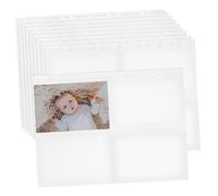 WEKADRIN 30 Pcs Double Sided Card Collector Sheets Transparent Trading Card Binder Inner Pages for Baseball Football Postcards Photo Protection and Organization