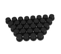 WEKADRIN 30pcs 18-thread Large Head Anti-theft Caps for Essential Oil Bottles 5-100ml Perfume Bottle Dropper Lid Replacement Dispenser for Aromatherapy and Diy Use