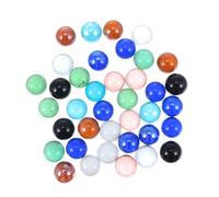 WEKADRIN 30Pcs Colorful Glass Marbles Decorative Balls for Fish Tank and Hydroponic Plant Decor Versatile Crystal Spheres for Craft Projects Random Color