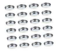 WEKADRIN 30pcs Empty Eyeshadow Pans Round Metal Blusher Tray for Versatile Makeup Accessory for Storing Eyeshadow Blusher and Concealer for Makeup Artists and Beauty Enthusiasts