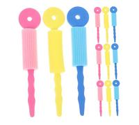 WEKADRIN 30pcs Flexible Sponge Curling Iron for Short Long Hair Soft Hair Rollers Spiral Rod Diy Wave Curlers