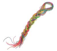 WEKADRIN 30pcs Gradient Dark Hair Wrap Strings for Braids Soft Thread Rope Hair Ties Accessories for Cute Ponytails and Manicure Practice