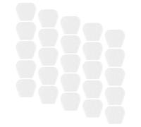 WEKADRIN 32pcs Transparent Ultra Thin Guitar Pick Grips Self-adhesive Silicone Non-slip Soft Pads for Bass Ukulele Acoustic Guitar Reusable Easy Grip Accessories