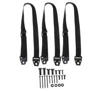 WEKADRIN 3Pcs Adjustable Wear-Resistant Tv Safety Straps for Daily Use Earthquake Protection Multi-Function Fixing Straps for Furniture Anti-tip Stability with Polyester Material