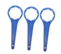 WEKADRIN 3pcs Barrel Drum Wrench with Ergonomic Grip for Plastic Buckets Plastic Lid Opener Tool for Easy Removal of Drum Caps Pail Opener for Stable and Reliable Use