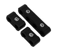 WEKADRIN 3pcs Car Ignition Spark Plug Wire Separator Holder Aluminium Alloy Wire Loom Organizer for Stable Performance Easy Installation