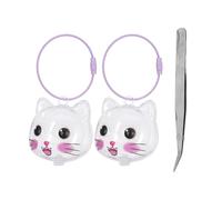 WEKADRIN 3pcs Cat Hair Storage Box Cute Capsule Pet Keepsake Jar Hair Keepsake Keychain for Fur Lover