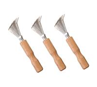 WEKADRIN 3pcs Hair Brush Cleaning Tool Ergonomic Airbag Comb Cleaner Lightweight Portable for Easy Hair Removal and Thorough Brush Maintenance at Home Travel