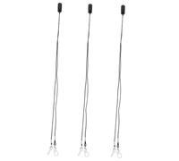 WEKADRIN 3pcs Hearing Aid Clip Holder Lanyard Anti-lost Protector for Seniors Adults Portable Hearing Amplifier Retainer Cord with Anti-drop Design for Daily Life Work Sports Travel