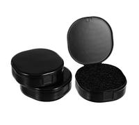 WEKADRIN 3Pcs Makeup Brush Cleaning Box Active Carbon Sponge Tool for Quick Brush Cleaning for Eyeshadow Cosmetic Brushes Safe Practical Design for Makeup Lovers
